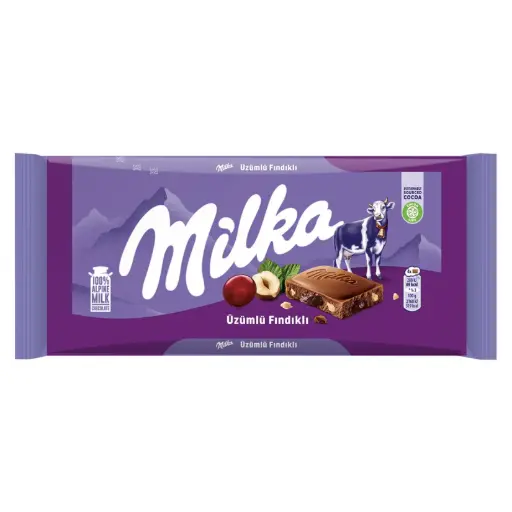 Milka Grapes & Hazelnut 80 G